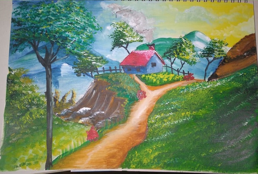 Painting by Kompass Junior College Student