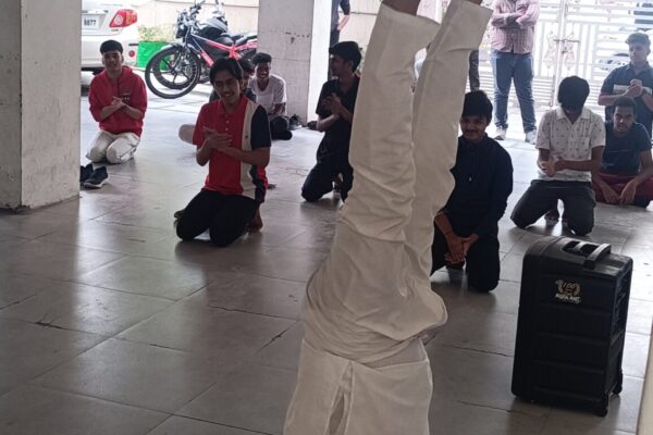 International Yoga Day | Yoga Activity at Kompass Junior College | Best Junior College in Hyderabad | Extracurricular Activities at Kompass Junior College